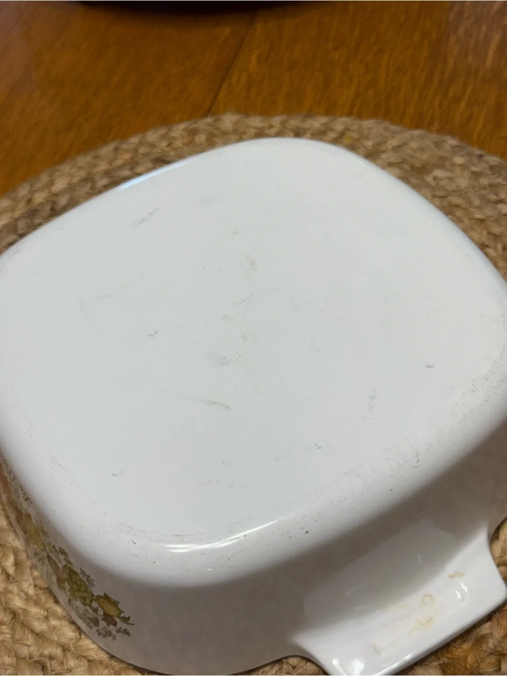 CorningWare 'Les Margarites' White Glass Casserole Dish with Lid